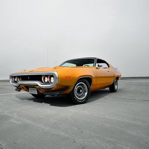 Preview wallpaper plymouth, road runner, 1971, front view