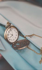 Preview wallpaper pocket watch, chain, clothes