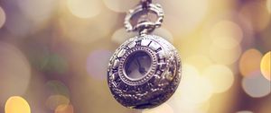 Preview wallpaper pocket watch, chain, decoration, decorations, flashing