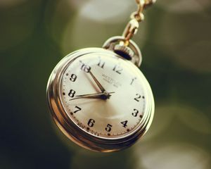 Preview wallpaper pocket watch, chain, dial