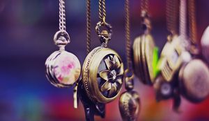 Preview wallpaper pocket watch, chain, set, variety