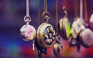 Preview wallpaper pocket watch, chain, set, variety