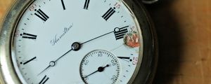 Preview wallpaper pocket watch, dial, retro