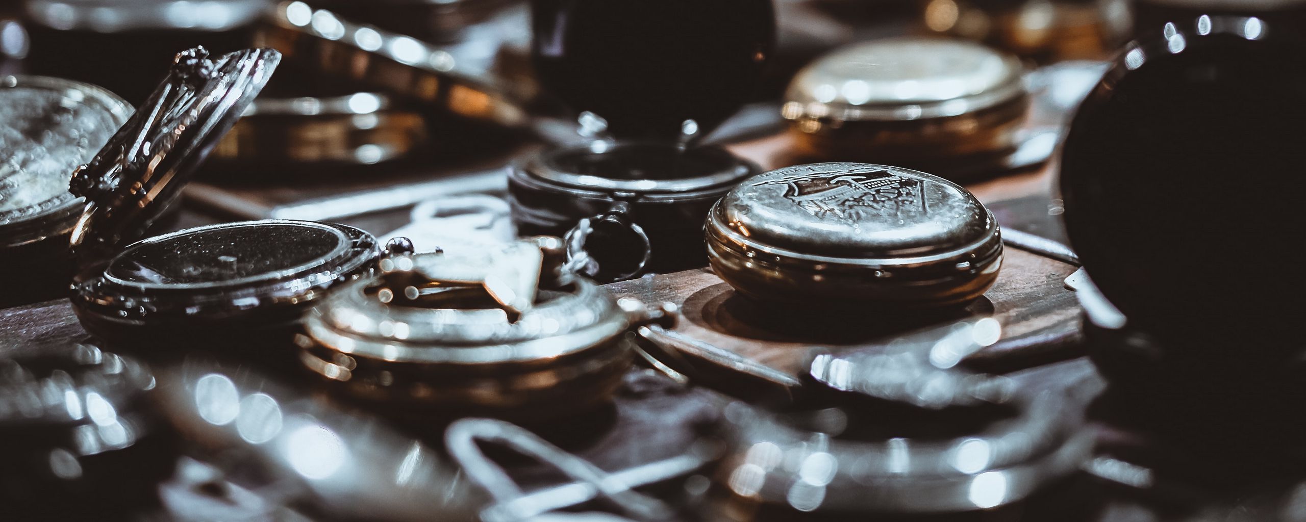 2560x1024 Wallpaper pocket watch, vintage, accessory