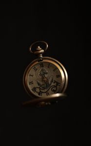 Preview wallpaper pocket watch, watch, antique, anchor