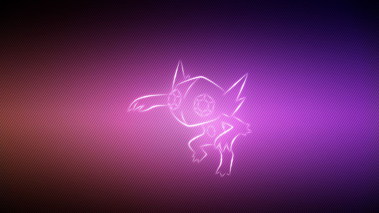 Wallpaper pokemon, background, lilac, sableye