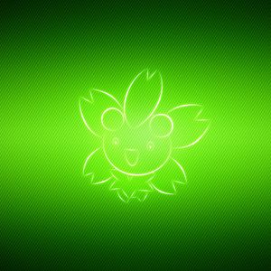 Preview wallpaper pokemon, cherrim, green