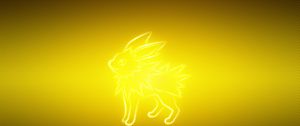 Preview wallpaper pokemon, yellow, black, jolteon