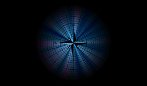 Preview wallpaper polar coordinate system, compass, art, dark