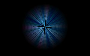 Preview wallpaper polar coordinate system, compass, art, dark