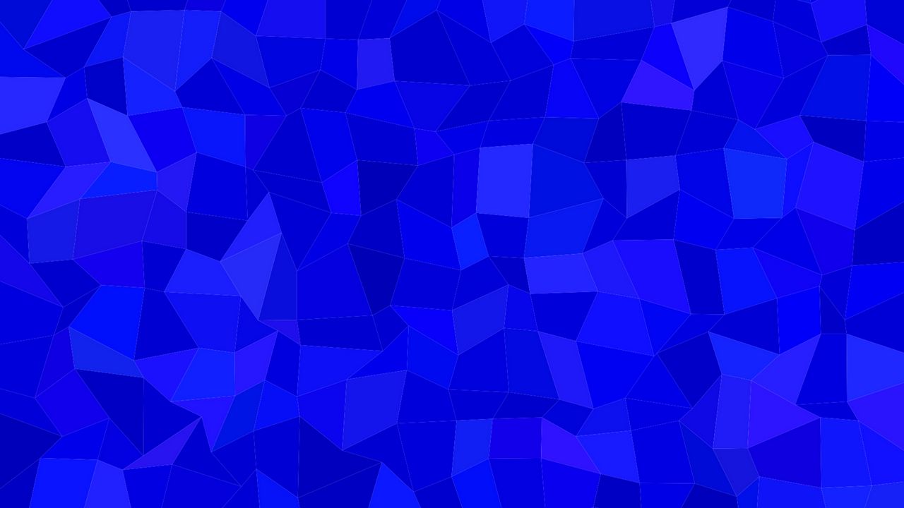 Wallpaper polygon, convex, blue, texture hd, picture, image