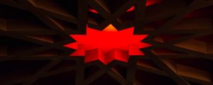 Preview wallpaper polygon, design, red, dark