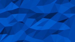 Preview wallpaper polygon, embossed, convex, blue, texture