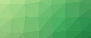 Preview wallpaper polygon, gradient, convex, triangles, polygons, green