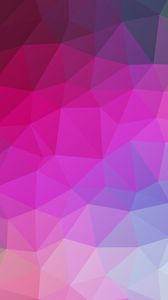Preview wallpaper polygon, pink, triangle, geometric