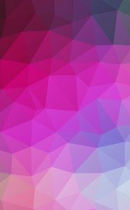 Preview wallpaper polygon, pink, triangle, geometric