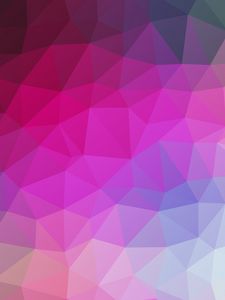 Preview wallpaper polygon, pink, triangle, geometric