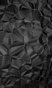 Preview wallpaper polygon, surface, black