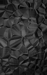 Preview wallpaper polygon, surface, black