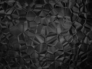 Preview wallpaper polygon, surface, black