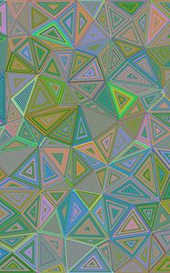 Preview wallpaper polygon, triangle, illusion, geometric