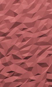 Preview wallpaper polygon, triangle, volume, pink