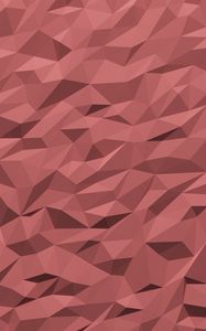 Preview wallpaper polygon, triangle, volume, pink