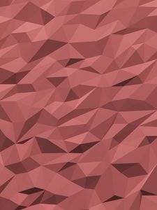 Preview wallpaper polygon, triangle, volume, pink