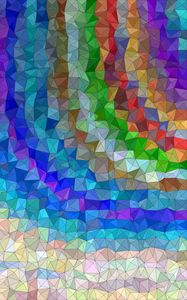 Preview wallpaper polygon, triangles, colorful, convex, volume