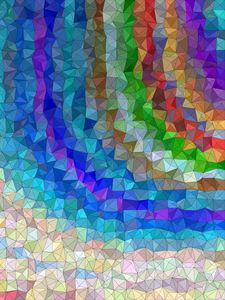 Preview wallpaper polygon, triangles, colorful, convex, volume