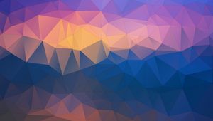 Preview wallpaper polygon, triangles, convexity, gradient