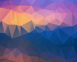 Preview wallpaper polygon, triangles, convexity, gradient