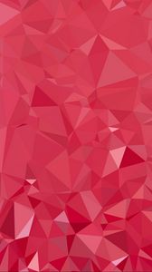 Preview wallpaper polygon, triangles, geometric, red