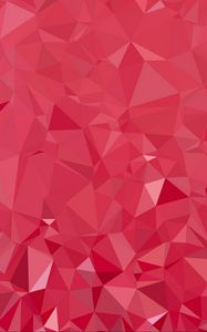 Preview wallpaper polygon, triangles, geometric, red