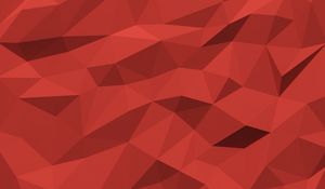 Preview wallpaper polygon, triangles, geometry, fragments, red