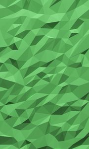 Preview wallpaper polygon, triangles, geometry, green