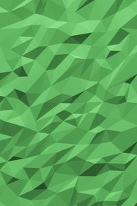 Preview wallpaper polygon, triangles, geometry, green