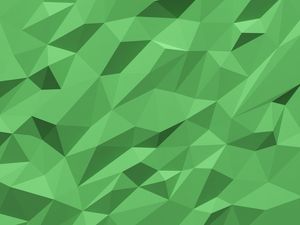 Preview wallpaper polygon, triangles, geometry, green