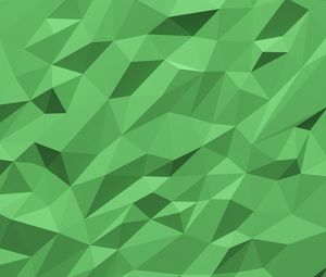 Preview wallpaper polygon, triangles, geometry, green
