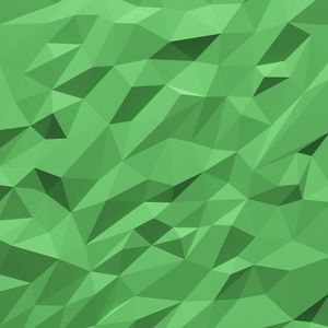 Preview wallpaper polygon, triangles, geometry, green