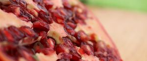 Preview wallpaper pomegranate, fruit, berries, close-up