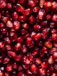 Preview wallpaper pomegranate, fruit, berries, many