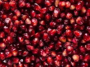 Preview wallpaper pomegranate, fruit, berries, many