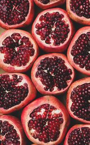 Preview wallpaper pomegranate, fruit, berries, ripe