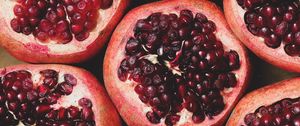 Preview wallpaper pomegranate, fruit, berries, ripe