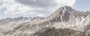 Preview wallpaper pond, mountain, relief, landscape