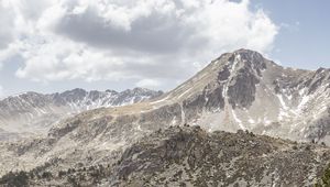 Preview wallpaper pond, mountain, relief, landscape