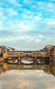 Preview wallpaper ponte vecchio, new years eve, florence, italy