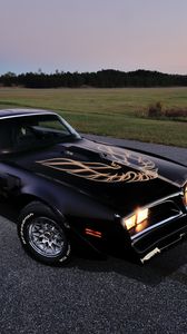 Preview wallpaper pontiac, firebird, 1978, black