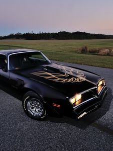 Preview wallpaper pontiac, firebird, 1978, black